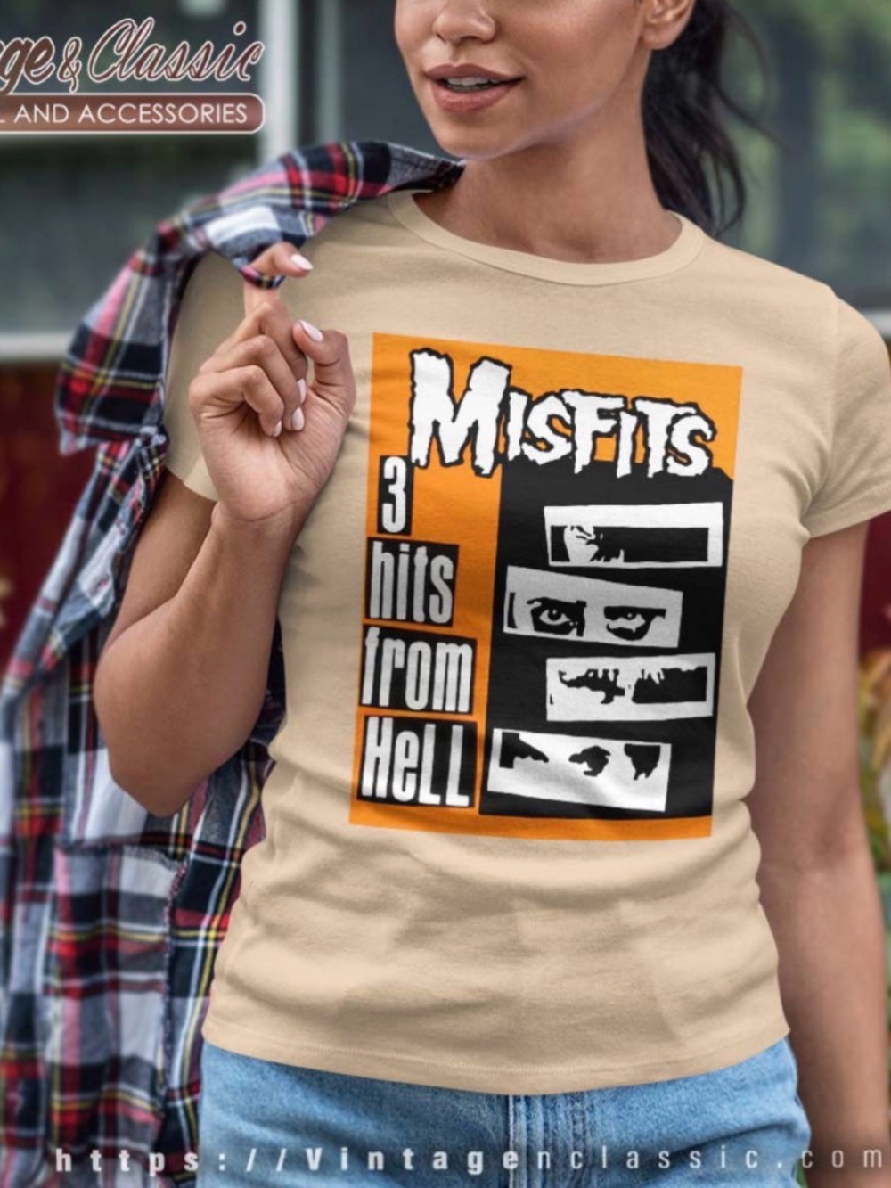 MISFITS GRAPHIC TEE UNISEX OSFM